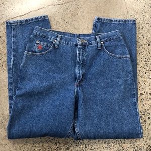Wrangler 20X Blue Jeans Cotton Denim Womens 13/14 x 32 Cowgirl Work Ridi…